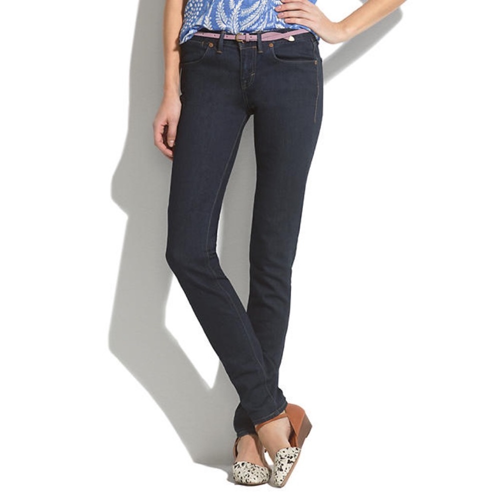 Madewell skinny skinny jeans in black
